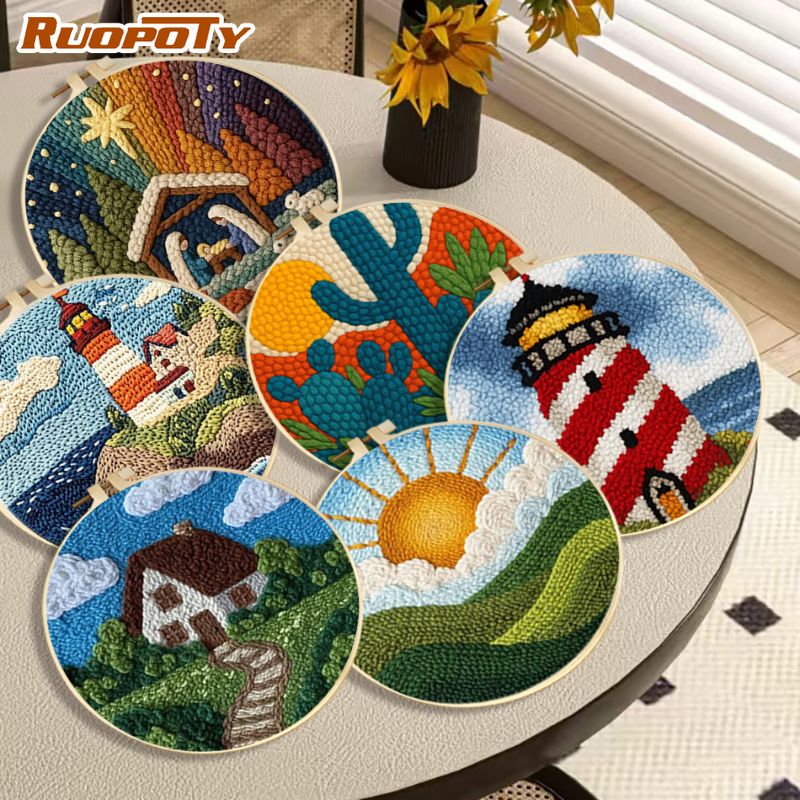 Art Craft Ideas With Paper - Набор для вышивания иглой RUOPOTY Lighthouse