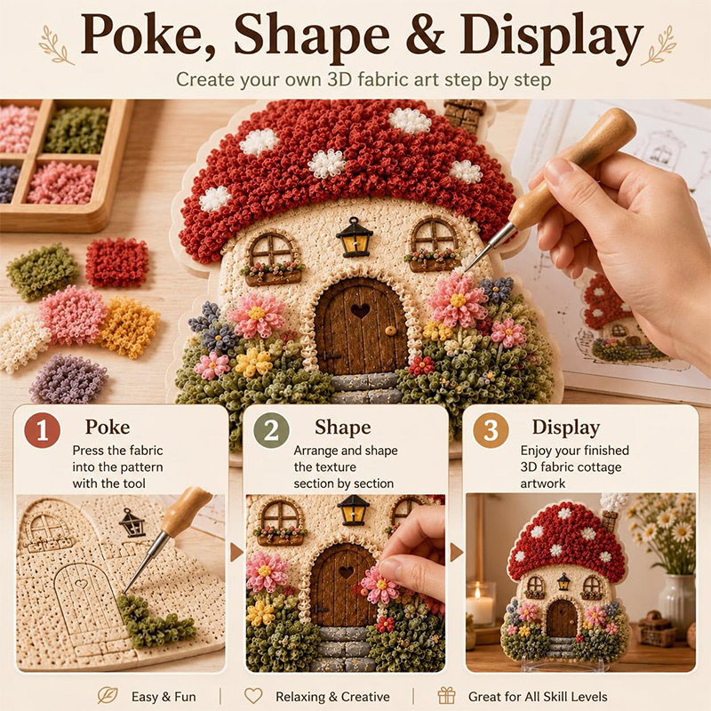 Набор для рукоделия «3D Домик- – обзор и цена Art Craft Painting
