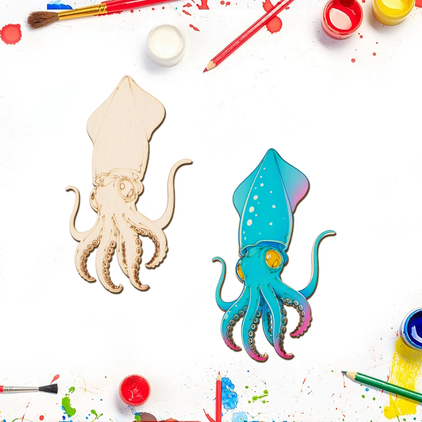 Набор из 10 деревянных заготов – обзор и цена Art Craft Painting