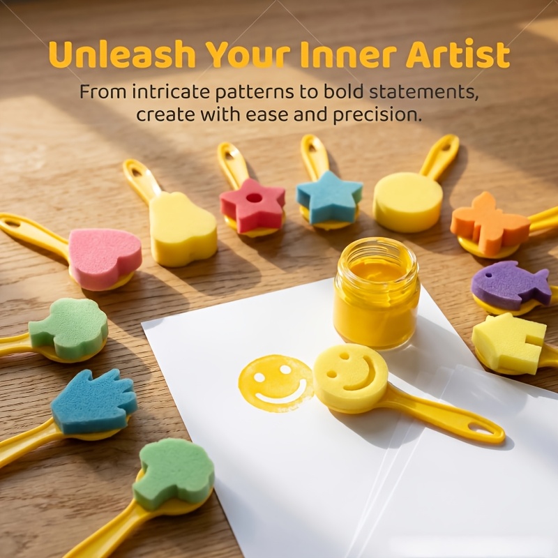 12 шт. губчатых кистей для рис – обзор и цена Art Craft Activities